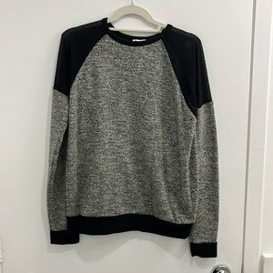 Gorgeous whistles sweatshirt medium size grey and black accents medium size